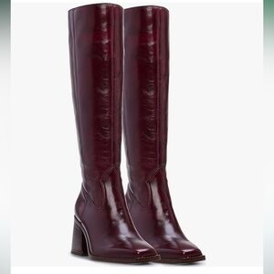 Vince Camuto Biancaa Sangeti Extra Wide Calf Stacked Heel Knee High Boots